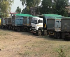 अमरावतीत 20 कोटींच्या 35 डंपरसह रेती जप्त, मध्यप्रदेशातून होणाऱ्या अवैध वाहतुकीवर कारवाई