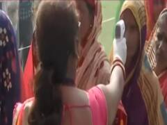 Bihar Elections Phase 3: Gloves, masks distributed at Madhepura polling booth