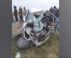 सिद्धार्थनगर में बड़ा हादसा : बेकाबू बोलेरो पुलिया से टकराई, हादसे में 6 लोगों की हुई मौत, 4 घायल