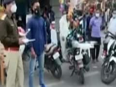 UP में कोरोना पर High Court की सख्ती का दिखा असर, मेरठ में कोरोना के नियम तोड़ने पर कट रहा है चालान