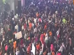 Bihar elections result: Visuals of celebration from BJP HQ