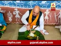 અમિત શાહે બંગાળમાં આદિવાસી પરિવારના ઘરે જમીન પર બેસી કર્યું ભોજન, જુઓ વીડિયો