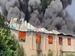 Gujarat: Massive fire breaks out at plastic factory in Valsad