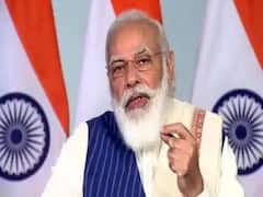 UP: PM Modi talks to woman who makes masks during foundation stone laying ceremony