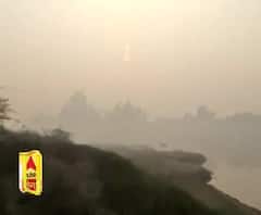 आगरा में भी प्रदूषण का कहर, धुंध की चादर में छिपा ताज। Agra Pollution 