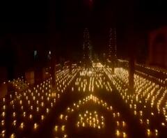 Diwali 2020 | पंढरपुरात दिवाळीचा उत्साह, हजारो पणत्यांच्या प्रकाशात मंदिर उजळलं