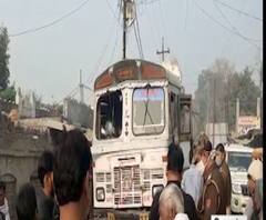 तेज रफ्तार टैंकर ने बाइक को रौंदा, बहन की मौत, भाई जख्मी। Kasganj