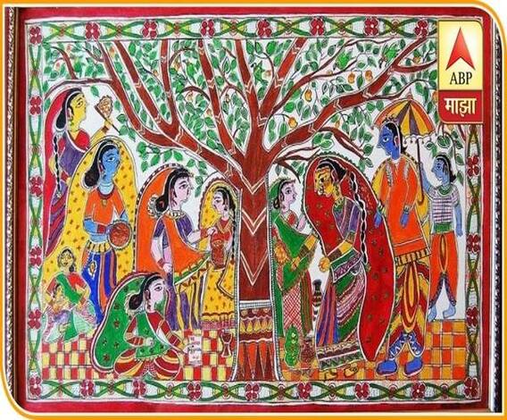 Madhubani Art | बिहारची ओळख असणाऱ्या 'मधुबन पेंटिंग'चं वैशिष्ट्य काय? Folk Art | WEB EXCLUSIVE