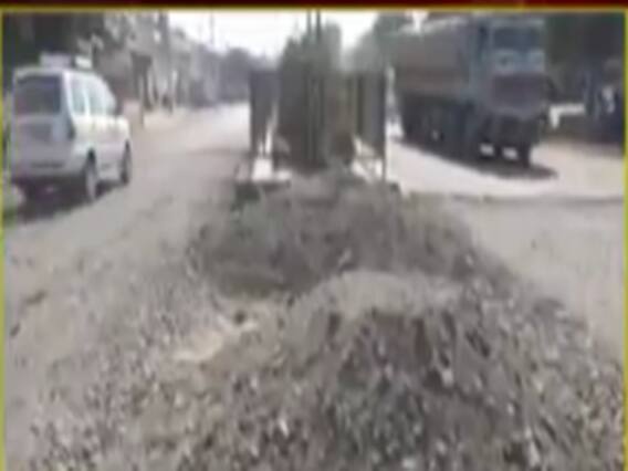 દ્વારકા-જામનગર નેશનલ હાઈવે માર્ગ લાંબા સમય થી બિસ્માર, વાહન ચાલકો પરેશાન