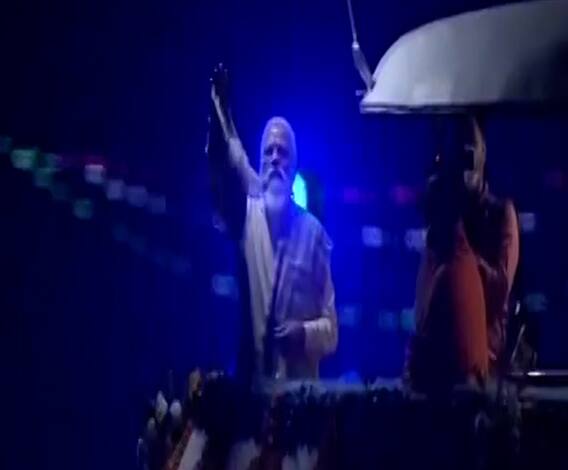 PM Modi at Varanasi | पंतप्रधान नरेंद्र मोदी वाराणसीत, काशी विश्वनाथाचं मोदींकडून दर्शन