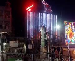 Agitation at Tuljapur | तुळजाभवानी मंदिर परिसरात जमावबंदी, भाजप आध्यात्मिक आघाडीचा कालपासून ठिय्या