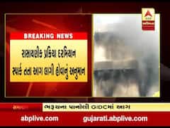  ભરુચ: પાનોલી GIDCની સીટી ફોર્મ્યુલેશન કંપનીમાં ભીષણ આગ, જુઓ વીડિયો 