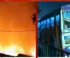 পূর্বাশার ঝুপড়িতে আগুনের জেরে ব্যাহত যান চলাচল, কার্যত স্তব্ধ ই এম বাইপাস