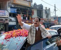 BJP राष्ट्रीय अध्यक्ष JP Nadda के स्वागत के रंग में रंगा देहरादून |Pahad Prabhat 