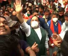 JP Nadda's Bengal Visit: মহানায়ক উত্তম কুমারের পাড়ায় ঘুরে লিফলেট বিলি নাড্ডার