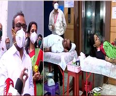 Blood Donation | राज्यात रक्ताचा तुटवडा,रक्तदान करा! आरोग्यमंत्री, खासदार सुप्रिया सुळेंकडून रक्तदान