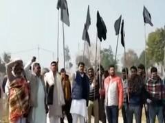 When helipad for Haryana Deputy CM Dushyant Chautala was dug up by protesting farmers