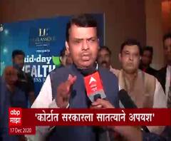 Fadnavis On Thackeray Govt | ठाकरे सरकारने आत्मपरीक्षण करावं : देवेंद्र फडणवीस