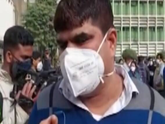 Nurse Union का धरना प्रदर्शन : AIIMS में Emergency के अलावा बाकी Operations में हो रही है देरी 