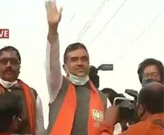 Suvendu Adhikari Mega Rally: হাজার-হাজার কর্মী-সমর্থকদের জমায়েত, উৎসাহী মানুষের ভিড় দাঁতনের রোড শোয়ে