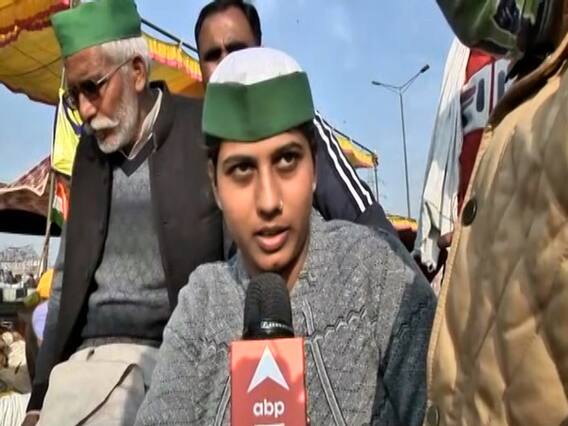 इंटरनेशनल शूटर पूनम पंडित ट्रेक्टर पर सवार होकर पहुंची किसान आंदोलन के समर्थन में 