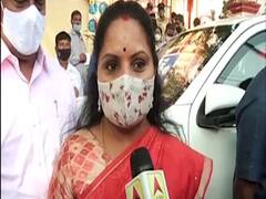 TRS नेता Kalvakuntla Kavitha ने डाला वोट, लोगों से की वोट डालने की अपील 