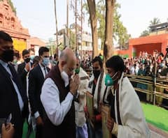 কিছুক্ষণ পরই আসছেন অমিত শাহ, সাজো সাজো রব বিশ্বভারতী জুড়ে