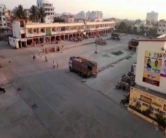 Bharat Bandh | पुण्यातील चाकण कृषी उत्पन्न बाजार समितीत कडकडीत बंद 