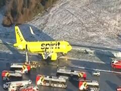Airplane skids off runway during landing at BWI airport, all passengers safe