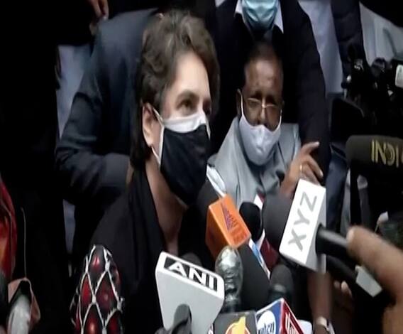 Farmers Protest | काँग्रेस नेत्यांचा मोर्चा पोलिसांनी अडवला; प्रियंका गांधींसह काही खासदार ताब्यात