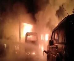  রানিগঞ্জে উপপ্রধানের বাড়িতে আগুন, তৃণমূল-বিজেপি তরজা