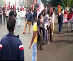 Bharat Bandh: মধ্যমগ্রামে ফুটবল, বিশাখাপত্তনমে কাবাডি, দেশের বিভিন্ন প্রান্তে ধর্মঘট সমর্থনের অভিনব ছবি