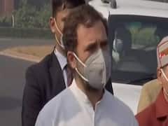 Rahul Gandhi hands over signed memorandum to President Kovind, says Modiji Farmers will not step back 