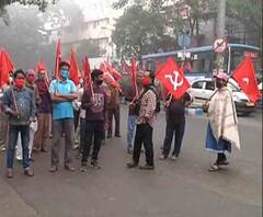 Bharat Bandh: বনধের সমর্থনে বিধান ভবন থেকে মিছিল করল কংগ্রেসের 