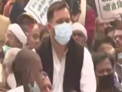 Farmers Protest के समर्थन में तेजस्वी यादव का प्रदर्शन