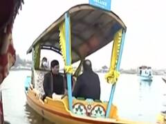 BJP leaders organise rally near Dal lake, Slogans of 'BJP Zindabad' raised