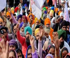 Farmers' Protest: কৃষক আন্দোলনের আঁচ এরাজ্যেও, ডানকুনি টোলপ্লাজার কাছে শিখ সম্প্রদায়ের ধর্না