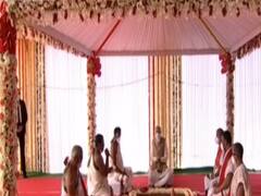 New Parliament Building: विधि-विधान से किया गया नए संसद भवन का भूमि पूजन