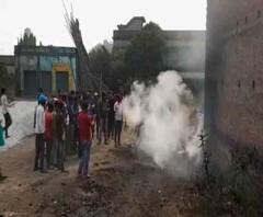 বারাবনিতে BJP-র কর্মসূচিতে বোমাবাজি, অভিযোগ TMC-এর বিরুদ্ধে