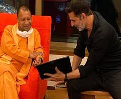 मुंबई के दौरे पर हैं CM योगी आदित्यनाथ, एक्टर अक्षय कुमार से की मुलाकात