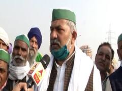 It is amendment vs repealing Farm laws right now: Rakesh Tikait