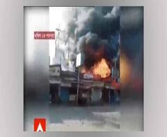 ভাঙরের ঘটকপুকুরে বিধ্বংসী আগুন, গ্যাস সিলিন্ডার ফেটে মৃত ৩