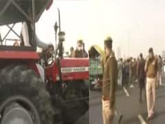 Breaking News : किसानों ने NH 24 बंद किया, सड़क पर लगा भारी जाम 