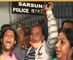 BJP's protest at Behala: 'আর নয় অন্যায় কর্মসূচি'তে বাধার অভিযোগ, সরশুনা থানায় বিক্ষোভ BJP-র