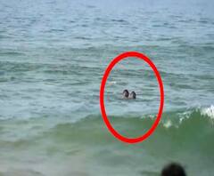 गणपतीपुळे समुद्रकिनाऱ्यावर समुद्रात बुडता बुडता दोन जण बचावले, जीवरक्षक दल, स्थानिकांमुळे जीव वाचला