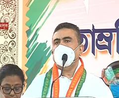 Suvendu Adhikari in Tamluk: 'ক্ষুদ্র রাজনৈতিক গণ্ডি ছেড়ে বের হতে হবে', তমলুকের সভায় ‘অরাজনৈতিক’ শুভেন্দু
