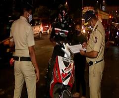 Mumbai Night curfew | नाईट कर्फ्यूला मुंबईत प्रतिसाद; मुंबईच्या रस्त्यांवर तुरळक गर्दी