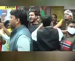 Bharat Bandh: জোর করে বন্ধ করা হল দোকান, নামানো হল পেট্রোল পাম্পের শাটার, দেখুন শহরজুড়ে বনধের ছবি