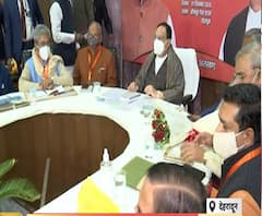 दौरे के आखिरी दिन त्रिवेंद्र कैबिनेट से मिले JP Nadda | Uttrakhand Prime 