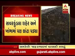 અમરેલી જિલ્લાના કેટલાક વિસ્તારમાં કમોસમી વરસાદ વરસ્યો, જુઓ વીડિયો